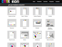 Tablet Screenshot of imprentacmykbadajoz.com